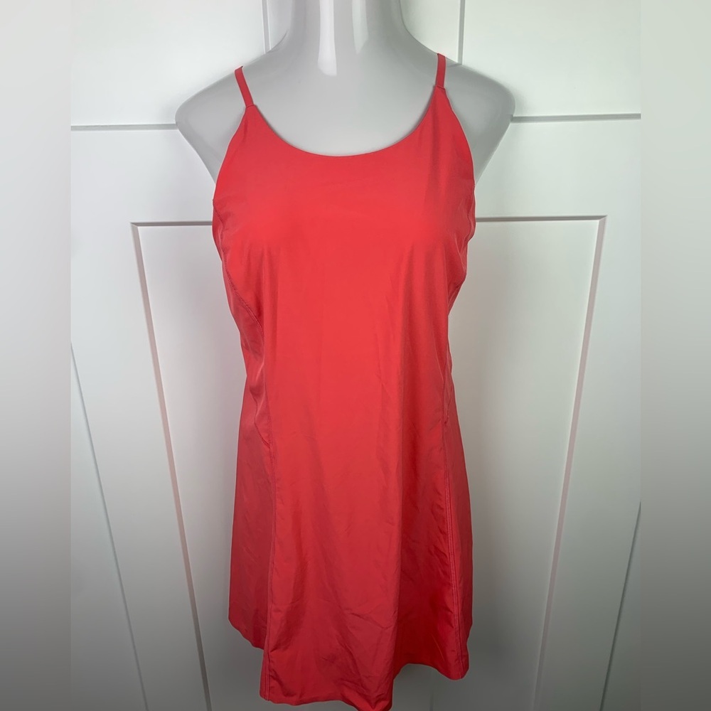 ATHLETA Infinity Dress Large Tall LT Pink Pockets Athletic Tennis Pickleball - Picture 3 of 8